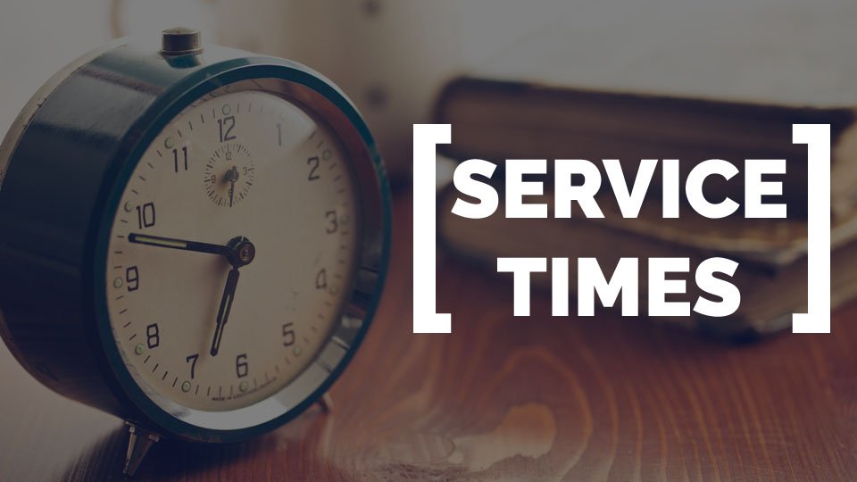 Demo Church Service Times